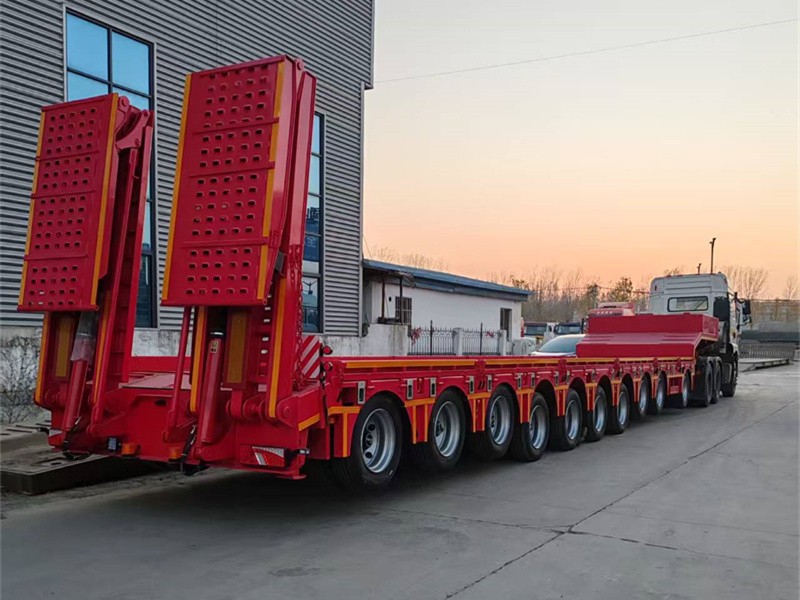 10-Axle Lowboy Trailer factory
